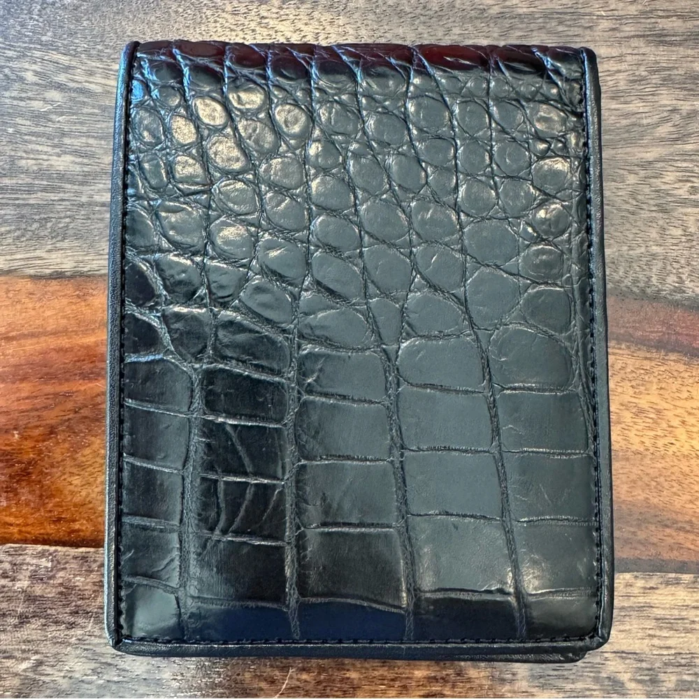 Bi-Fold Authentic Crocodile Leather Wallet 1C